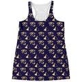 Egypt Eye Of Horus Pattern Print Women's Racerback Tank Top