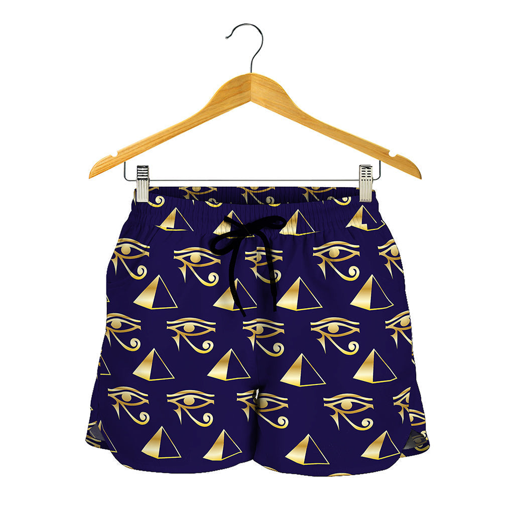 Egypt Eye Of Horus Pattern Print Women's Shorts