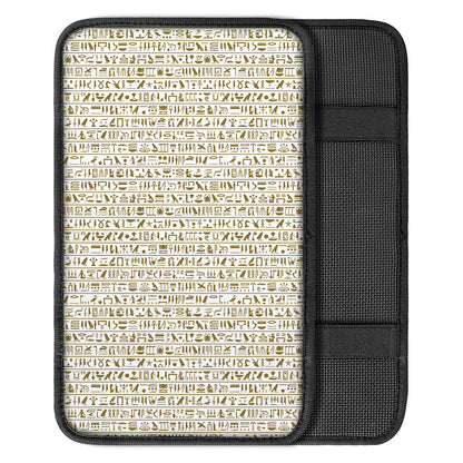 Egypt Hieroglyphs Pattern Print Car Center Console Cover