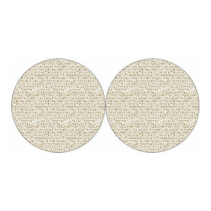 Egypt Hieroglyphs Pattern Print Car Coasters