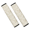Egypt Hieroglyphs Pattern Print Car Seat Belt Covers
