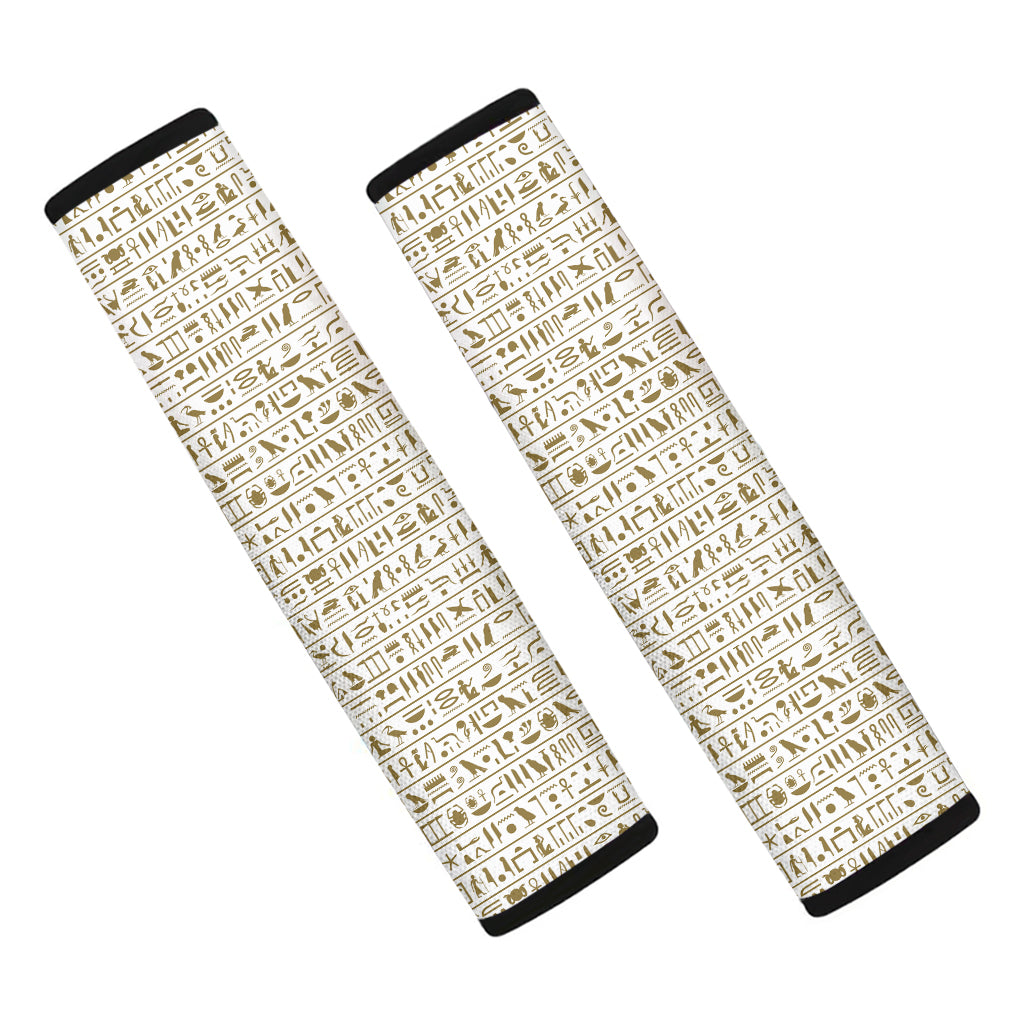 Egypt Hieroglyphs Pattern Print Car Seat Belt Covers