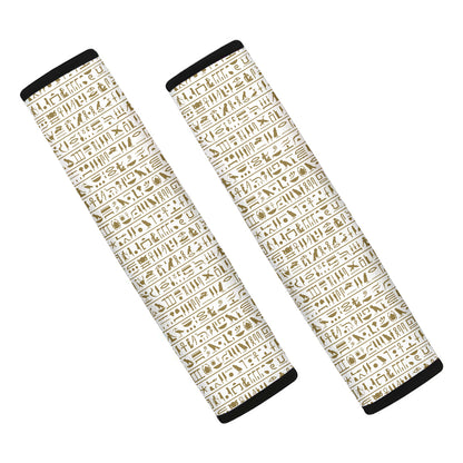 Egypt Hieroglyphs Pattern Print Car Seat Belt Covers
