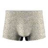 Egypt Hieroglyphs Pattern Print Men's Boxer Briefs