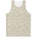 Egypt Hieroglyphs Pattern Print Men's Tank Top