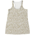 Egypt Hieroglyphs Pattern Print Women's Racerback Tank Top
