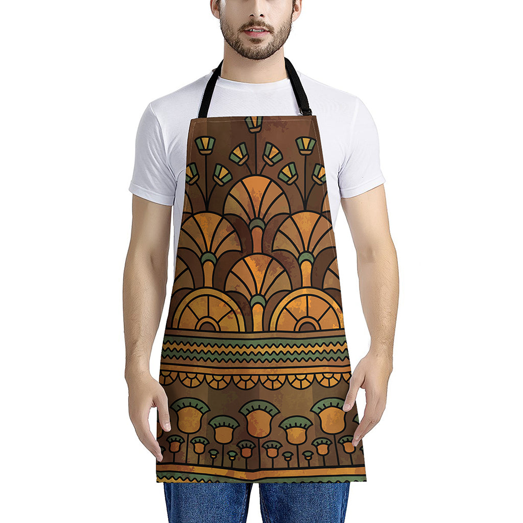 Egyptian Ethnic Pattern Print Apron