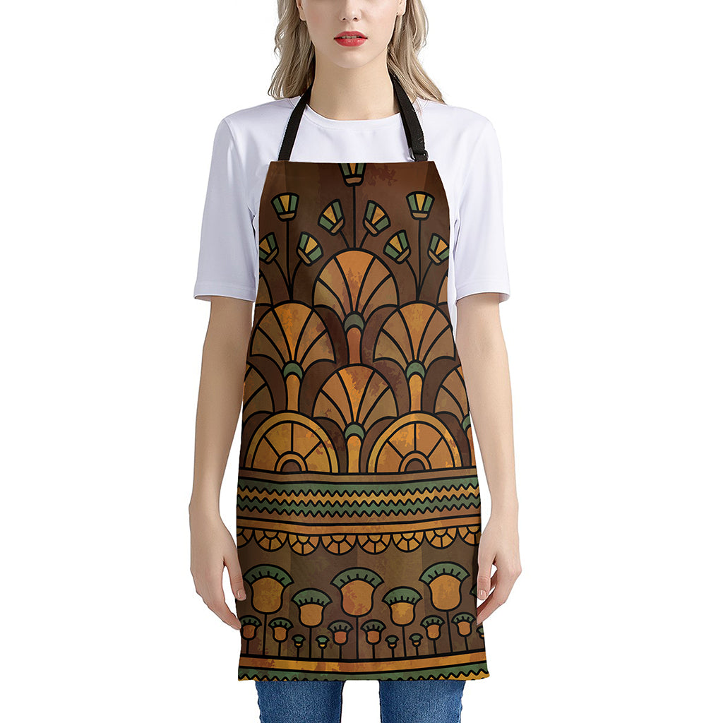 Egyptian Ethnic Pattern Print Apron