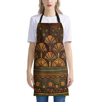 Egyptian Ethnic Pattern Print Apron