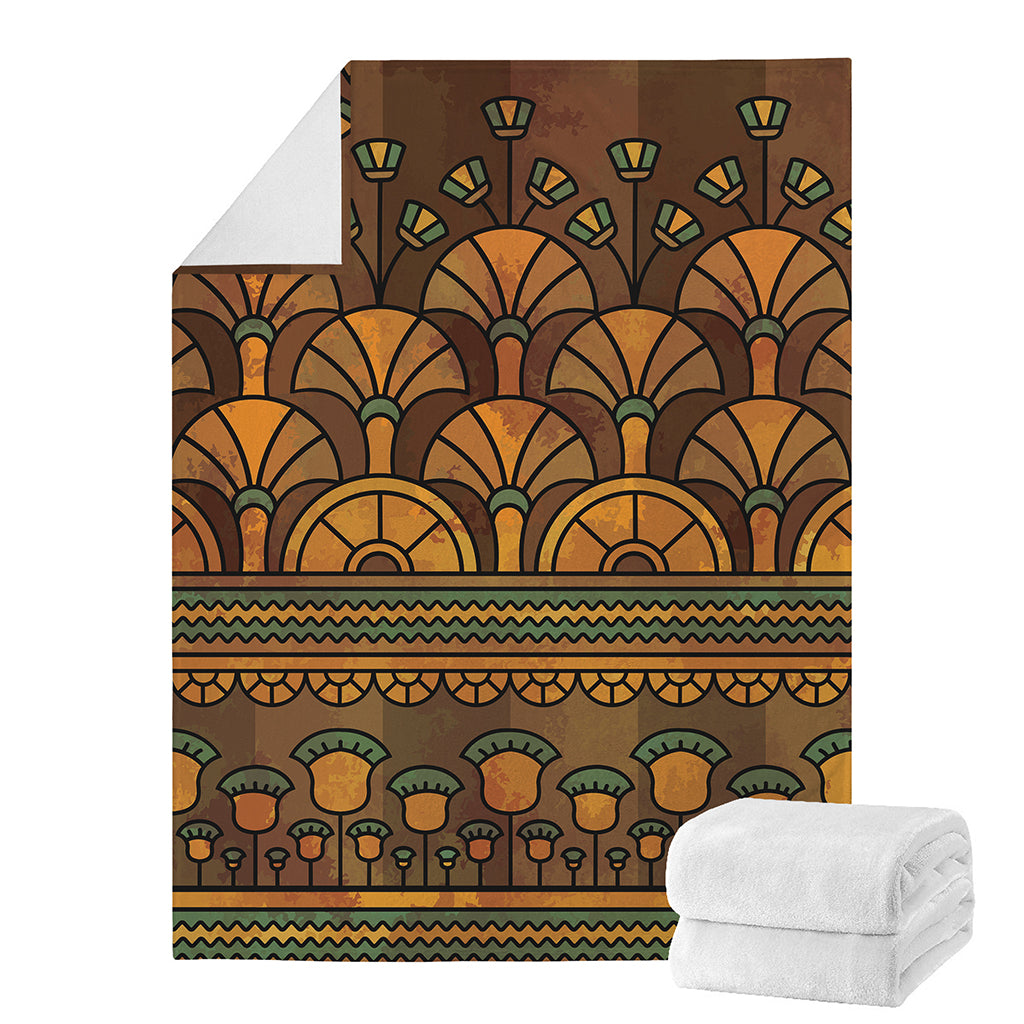 Egyptian Ethnic Pattern Print Blanket