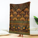 Egyptian Ethnic Pattern Print Blanket