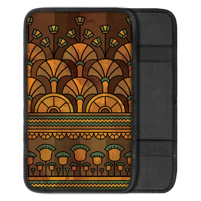 Egyptian Ethnic Pattern Print Car Center Console Cover