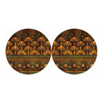 Egyptian Ethnic Pattern Print Car Coasters