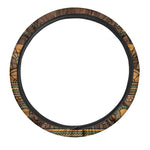 Egyptian Ethnic Pattern Print Car Steering Wheel Cover