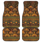 Egyptian Ethnic Pattern Print Front and Back Car Floor Mats