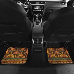 Egyptian Ethnic Pattern Print Front and Back Car Floor Mats