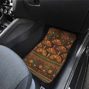 Egyptian Ethnic Pattern Print Front and Back Car Floor Mats