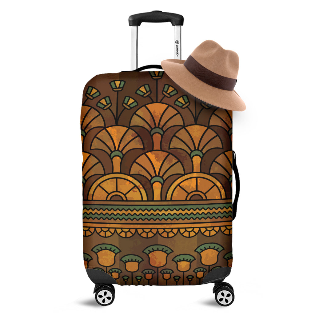 Egyptian Ethnic Pattern Print Luggage Cover
