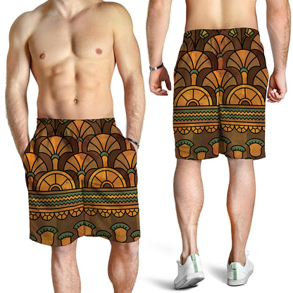Egyptian Ethnic Pattern Print Men's Shorts