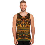 Egyptian Ethnic Pattern Print Men's Tank Top