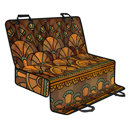 Egyptian Ethnic Pattern Print Pet Car Back Seat Cover