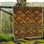 Egyptian Ethnic Pattern Print Quilt