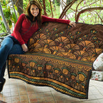 Egyptian Ethnic Pattern Print Quilt