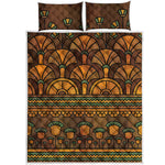 Egyptian Ethnic Pattern Print Quilt Bed Set