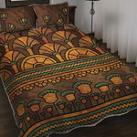 Egyptian Ethnic Pattern Print Quilt Bed Set