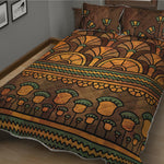 Egyptian Ethnic Pattern Print Quilt Bed Set