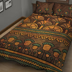 Egyptian Ethnic Pattern Print Quilt Bed Set