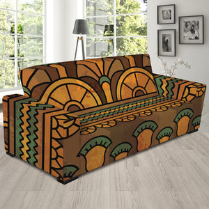 Egyptian Ethnic Pattern Print Sofa Slipcover