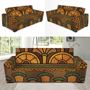 Egyptian Ethnic Pattern Print Sofa Slipcover