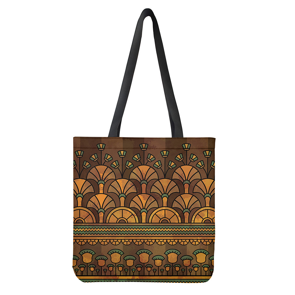 Egyptian Ethnic Pattern Print Tote Bag