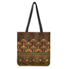 Egyptian Ethnic Pattern Print Tote Bag