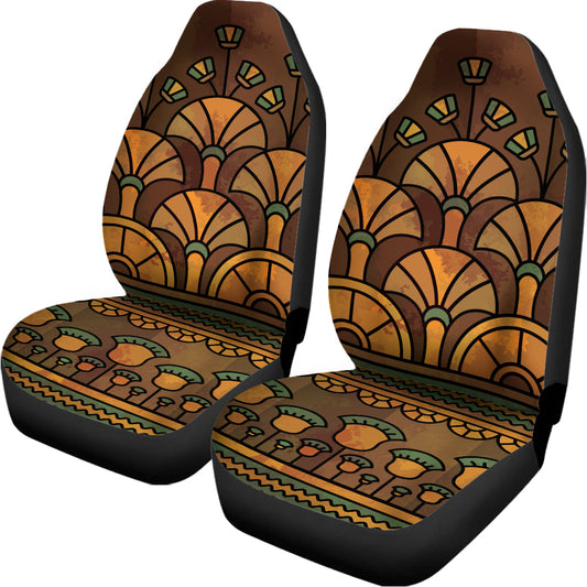 Egyptian Ethnic Pattern Print Universal Fit Car Seat Covers