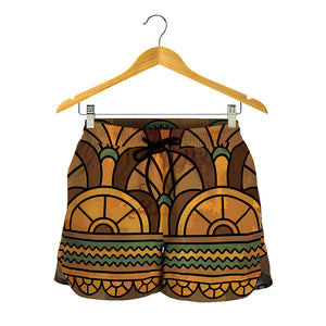 Egyptian Ethnic Pattern Print Women's Shorts