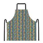 Egyptian Eye Of Horus Pattern Print Apron