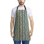 Egyptian Eye Of Horus Pattern Print Apron