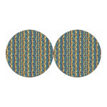 Egyptian Eye Of Horus Pattern Print Car Coasters