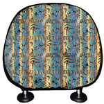 Egyptian Eye Of Horus Pattern Print Car Headrest Covers