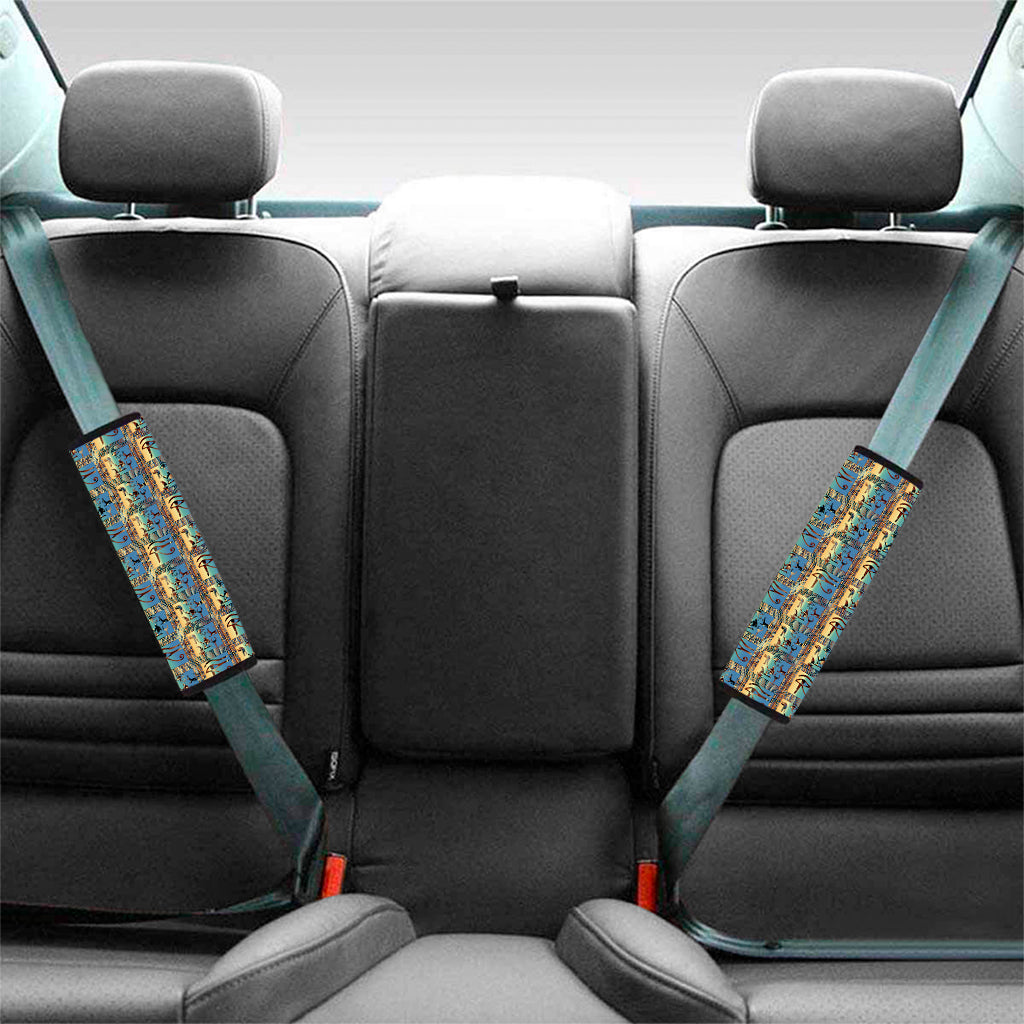 Egyptian Eye Of Horus Pattern Print Car Seat Belt Covers