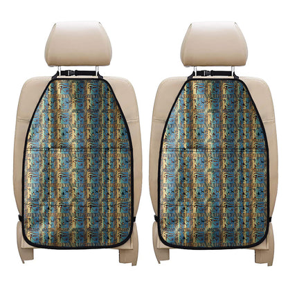 Egyptian Eye Of Horus Pattern Print Car Seat Organizers