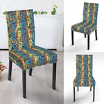 Egyptian Eye Of Horus Pattern Print Dining Chair Slipcover