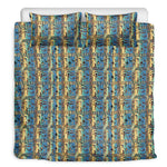 Egyptian Eye Of Horus Pattern Print Duvet Cover Bedding Set