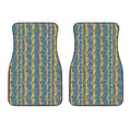 Egyptian Eye Of Horus Pattern Print Front Car Floor Mats