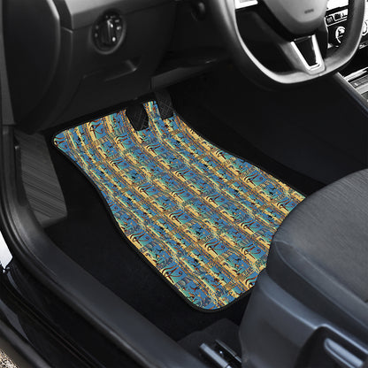 Egyptian Eye Of Horus Pattern Print Front Car Floor Mats