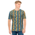 Egyptian Eye Of Horus Pattern Print Men's T-Shirt
