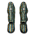 Egyptian Eye Of Horus Pattern Print Muay Thai Shin Guards