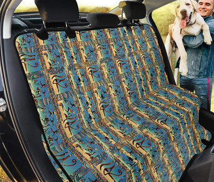 Egyptian Eye Of Horus Pattern Print Pet Car Back Seat Cover